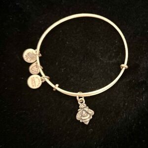 Alex and Ani Bee charm bracelet in gold tone